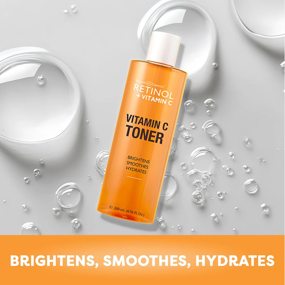 Skincare Cosmetics Retinol + Vitamin C Facial Toner 200ml