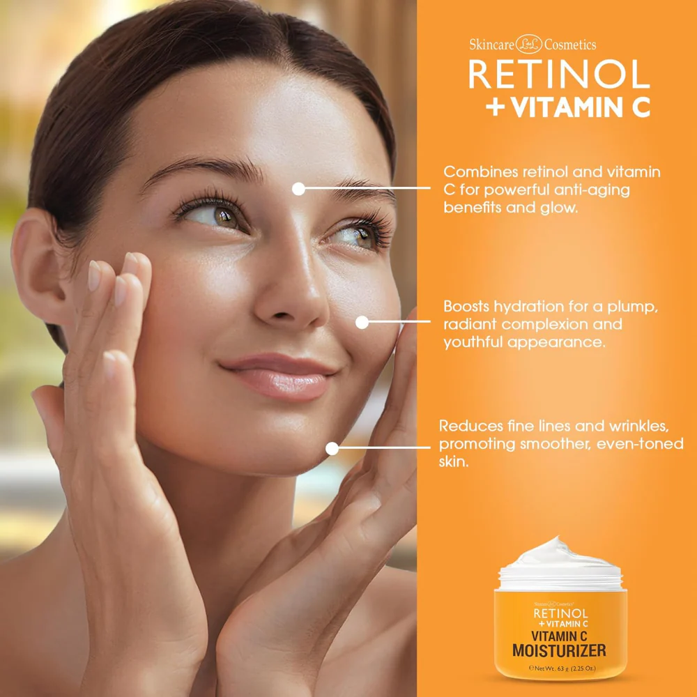 Skincare Cosmetics Retinol + Vitamin C Moisturiser 63g