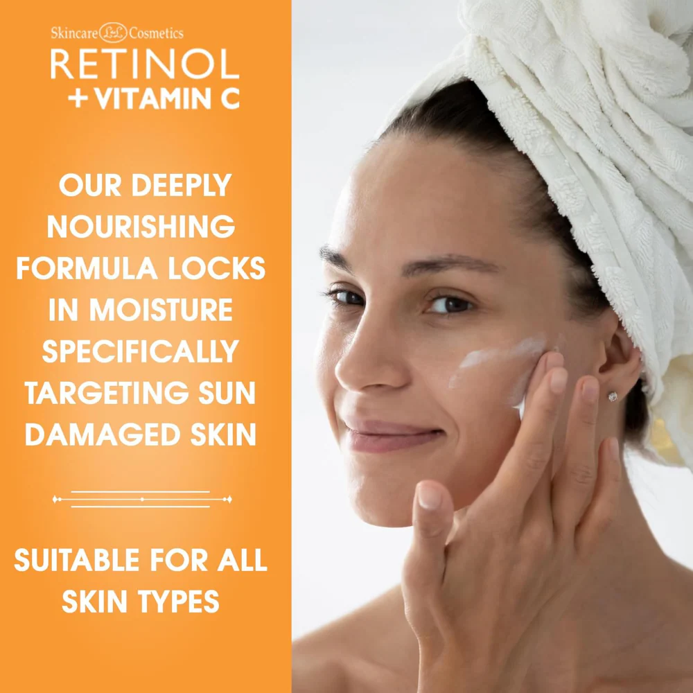 Skincare Cosmetics Retinol + Vitamin C Moisturiser 63g