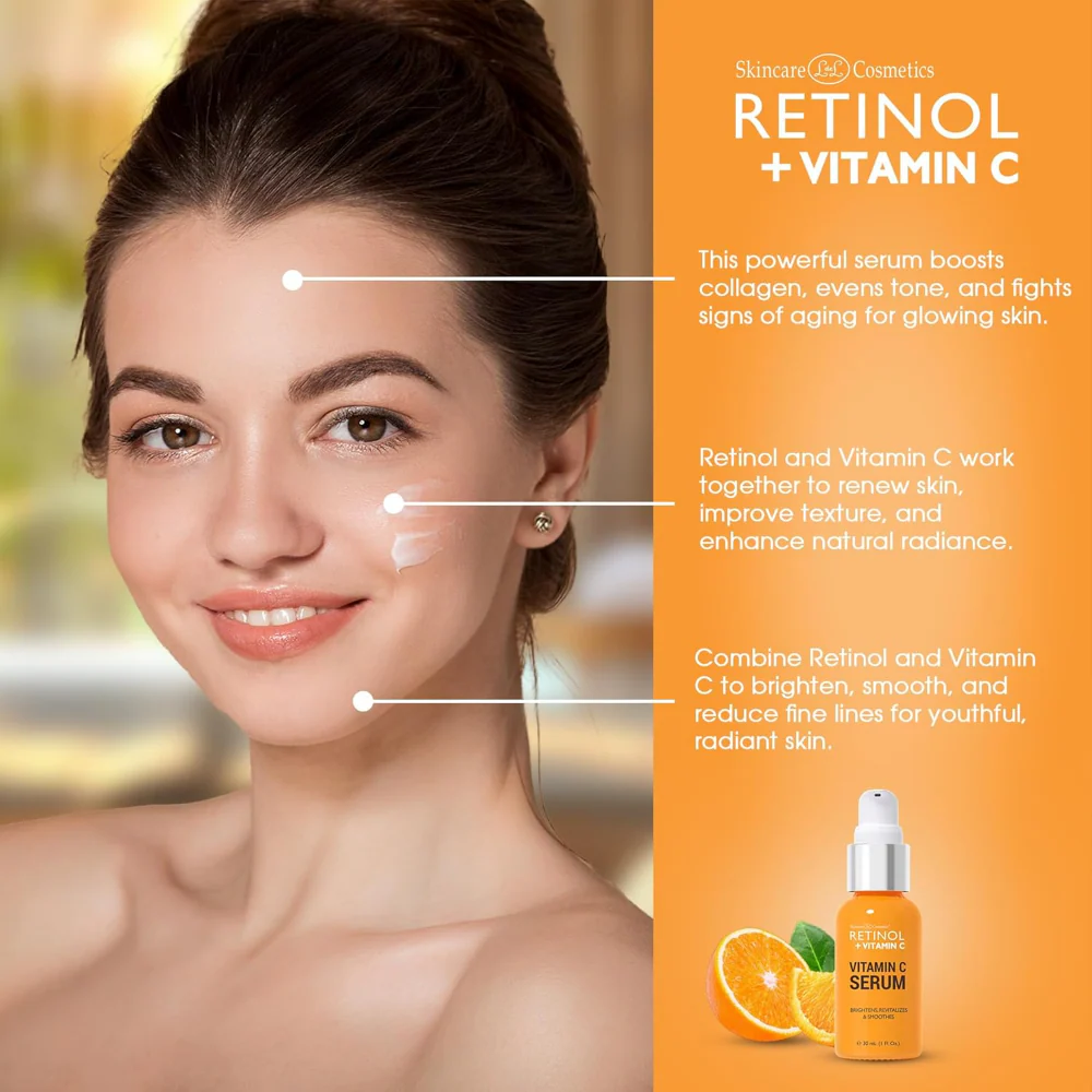 Skincare Cosmetics Retinol + Vitamin C Serum 30ml