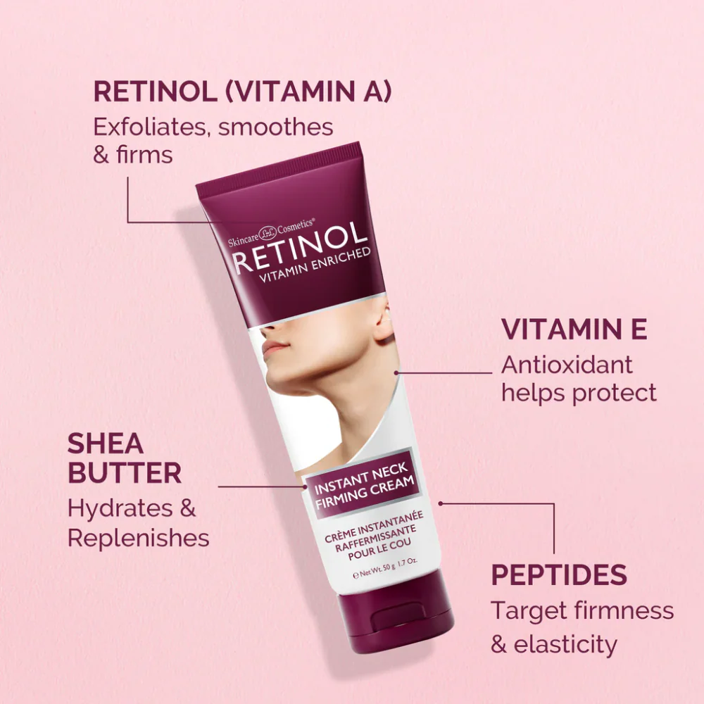 Skincare Cosmetics Retinol Instant Neck Firming Cream 50g