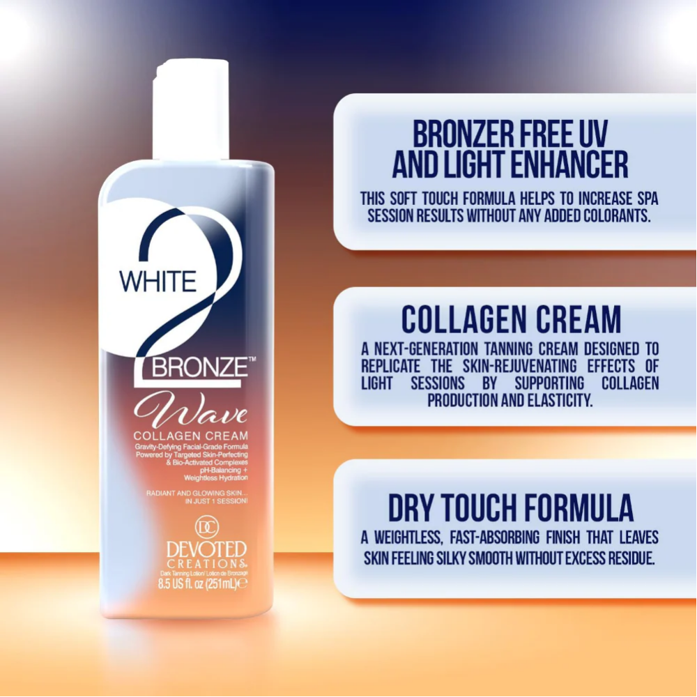 Devoted Creations White2Bronze Wave Tanning Accelerator Sachet 15ml