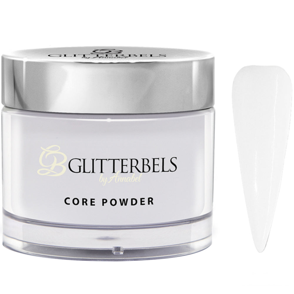Glitterbels Acrylic Core Powder Snowdrops White 56g