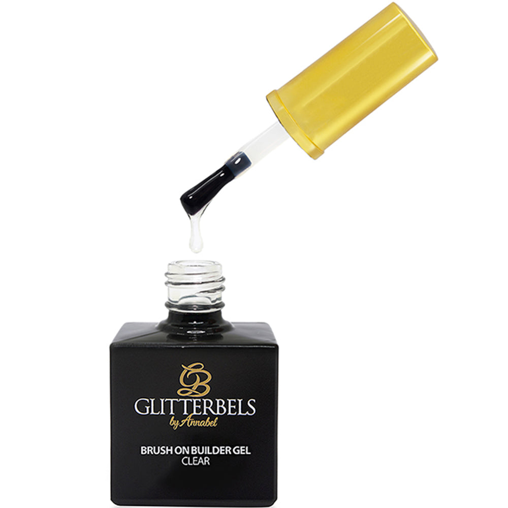 Glitterbels Brush On Builder Gel Clear 17ml