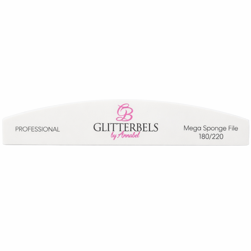 Glitterbels Mega Sponge Nail File 180/220