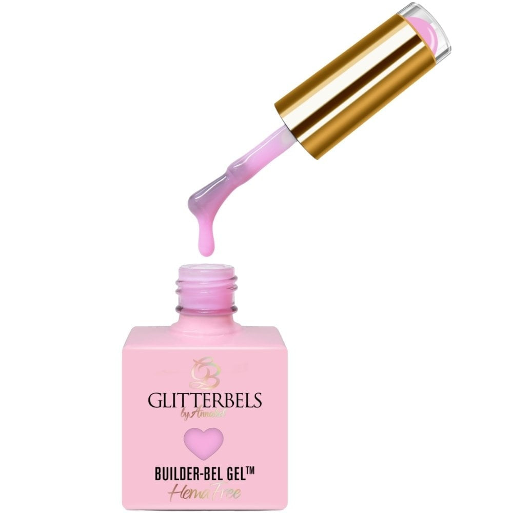 Glitterbels Hema-Free Builder-Bel Gel Polish Powder Puff 17ml