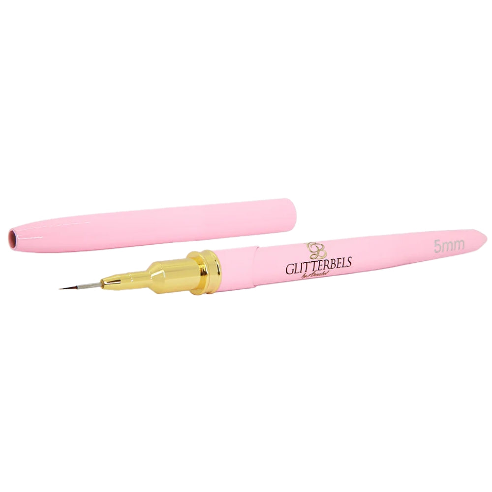 Glitterbels Pink Liner Brush 5mm