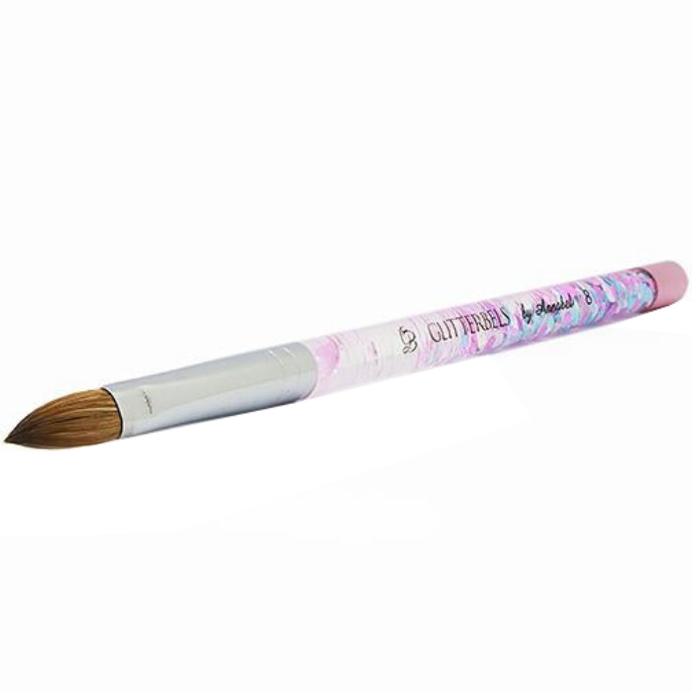 Glitterbels Pinched Acrylic Brush Size 8