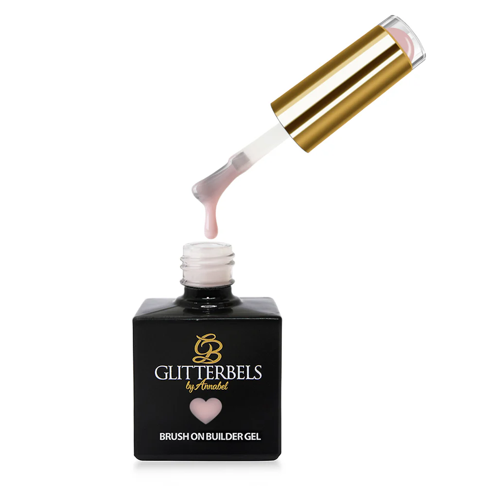 Glitterbels Brush On Builder Gel Polish Barefaced 17ml