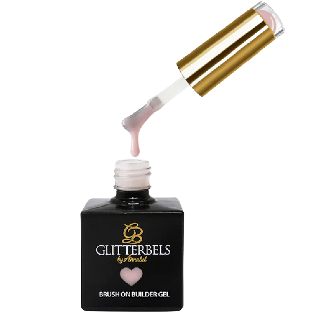 Glitterbels Brush On Builder Gel Polish Barefaced 17ml