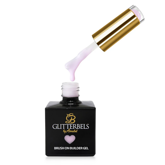 Glitterbels Brush On Builder Gel Polish Pilates Pink 17ml