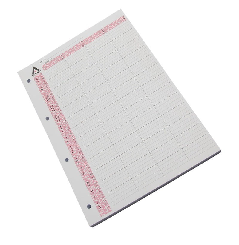 Agenda 4 Assistant Loose Leaf Refill Appointment Pages 100 Pack