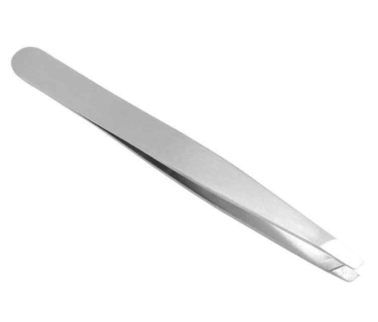Dennis Williams Premium Slanted Tweezer Silver