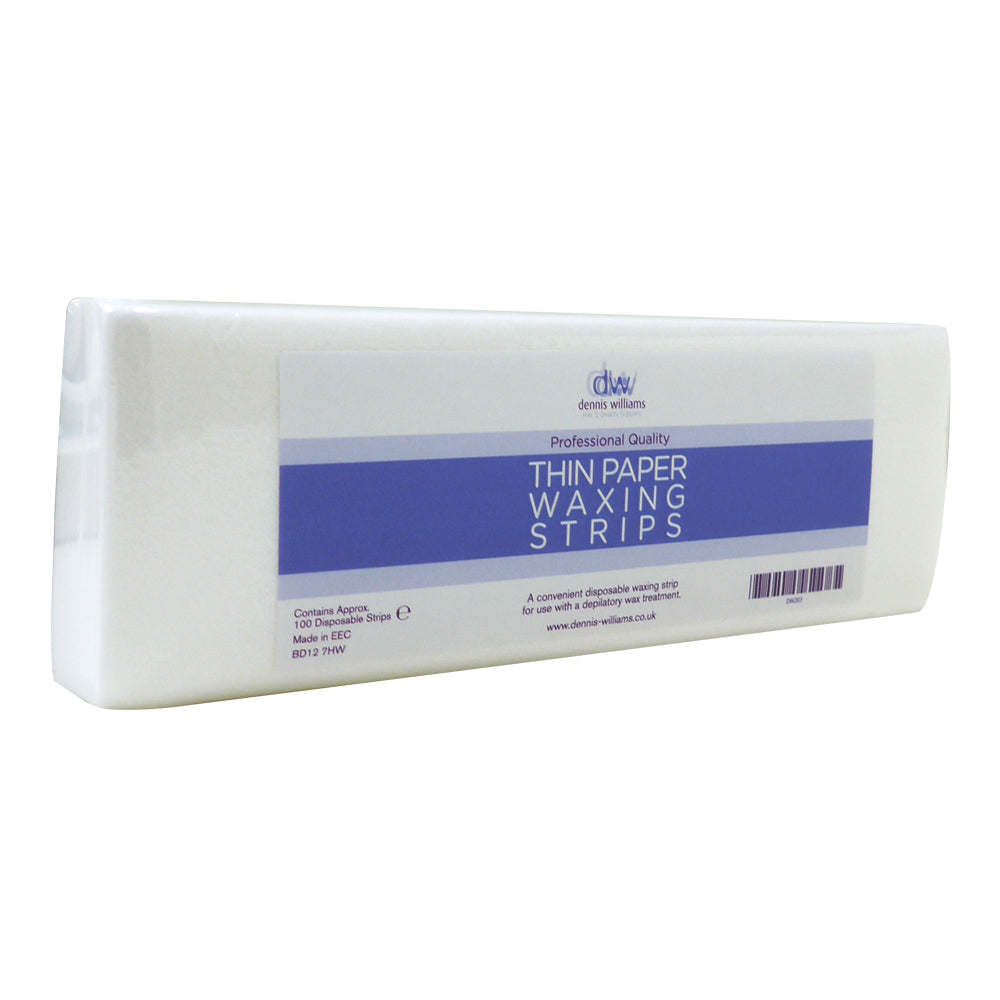 Dennis Williams Thin Paper Waxing Strips 100 Pack