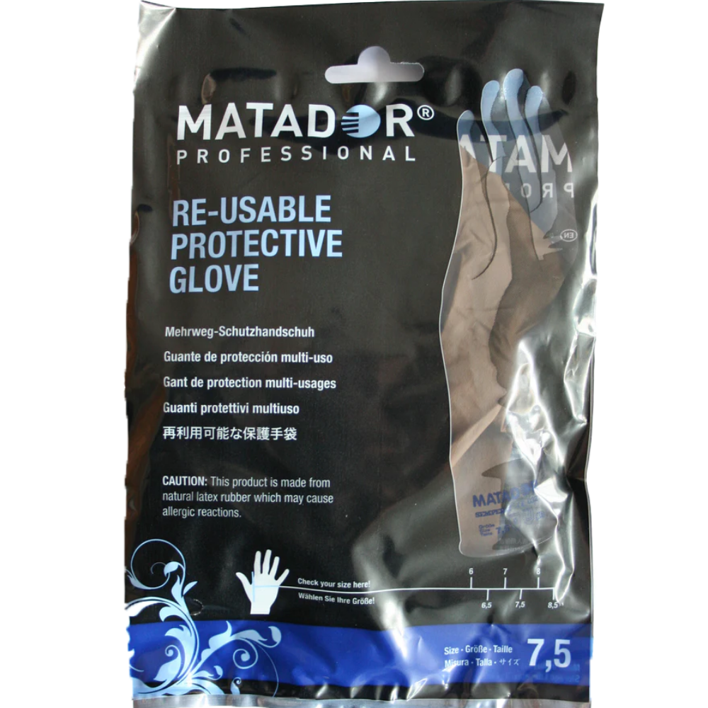 Matador Latex Gloves Size 7.5