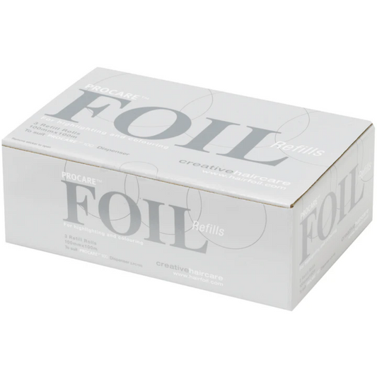 Procare Premium Hair Foil Refills Silver 100m x 100mm 3 Pack
