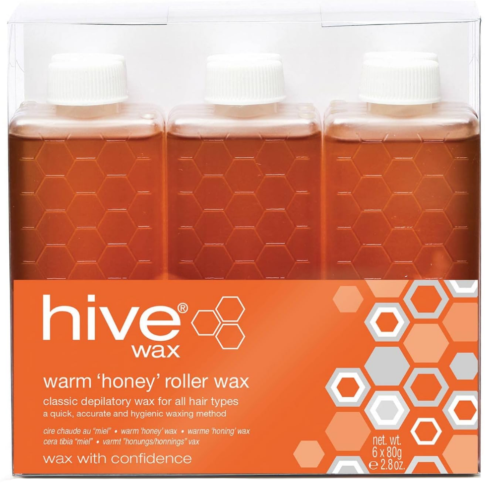 Hive Roller Wax Refills Warm Honey 6 Pack