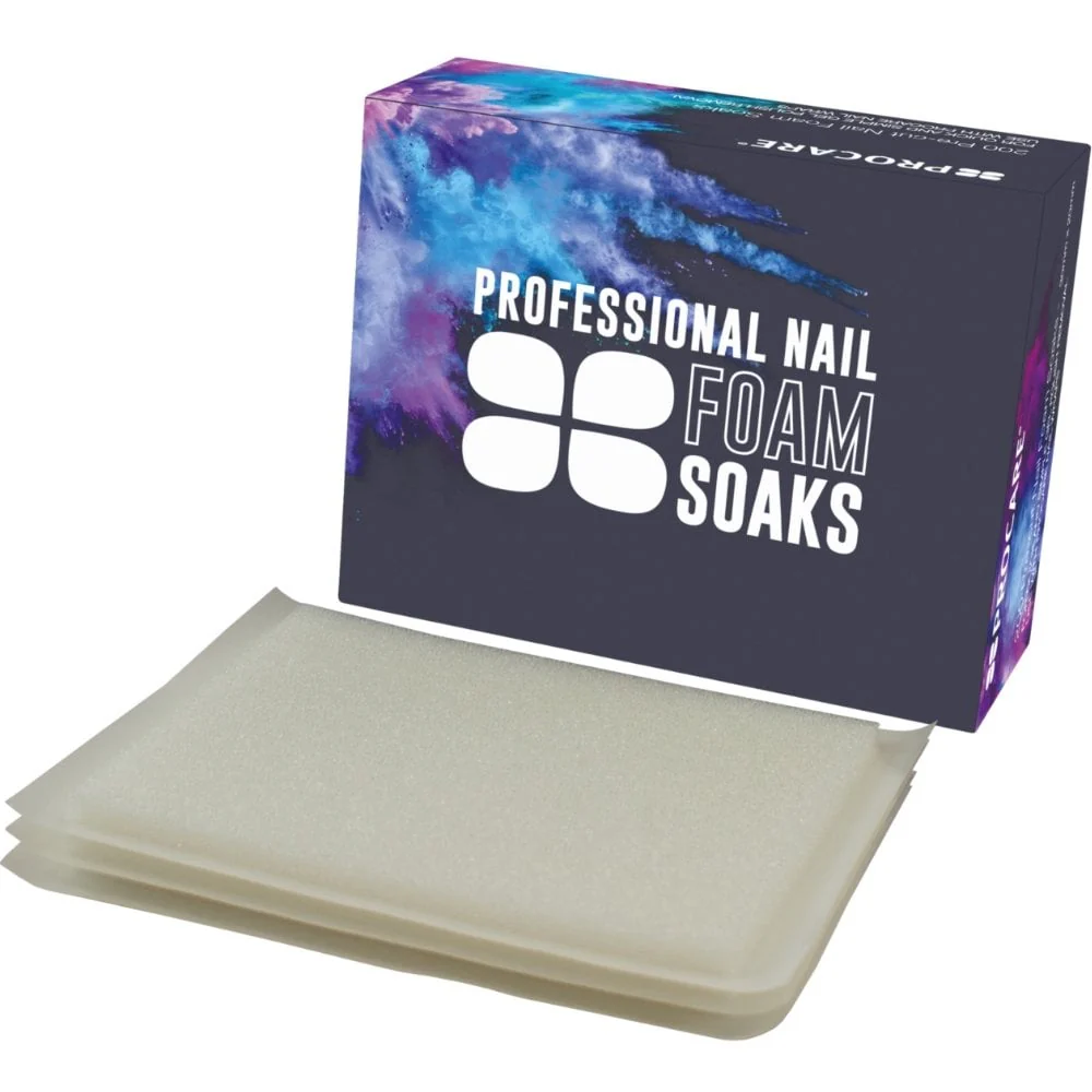 Procare Nail Foam Soaks 200 Pack