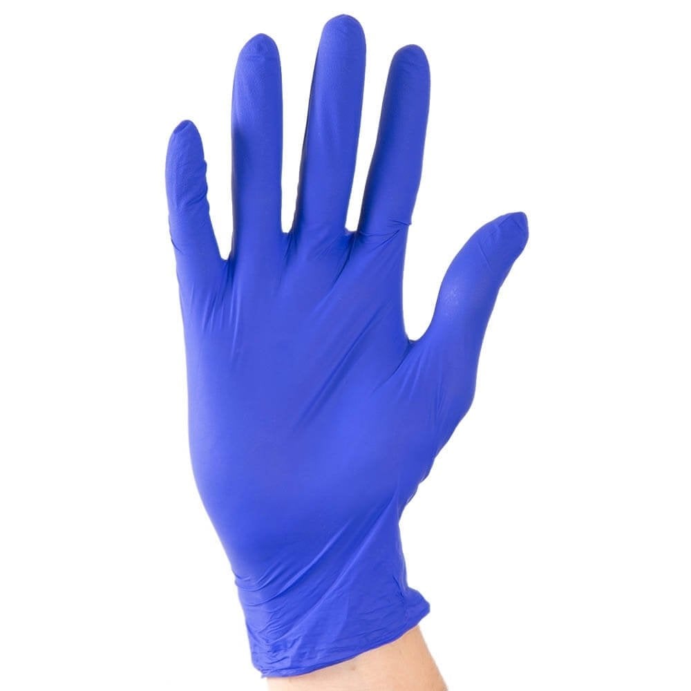 Aurelia Sonic 100 Blue Powder Free Nitrile Gloves Large x 100