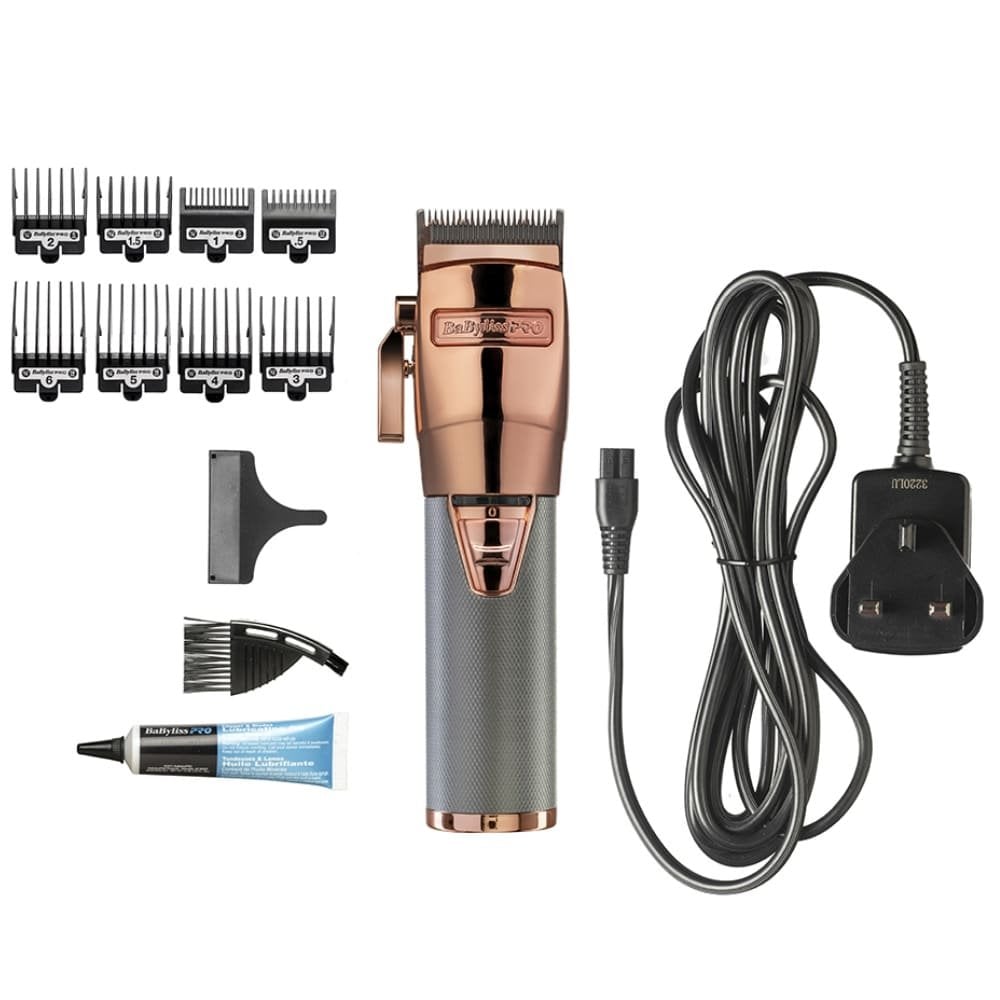 Babyliss Pro Cordless Super Motor Clipper Rose Gold