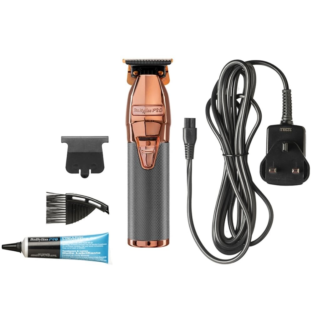 Babyliss Pro Cordless Super Motor Skeleton Trimmer Rose Gold