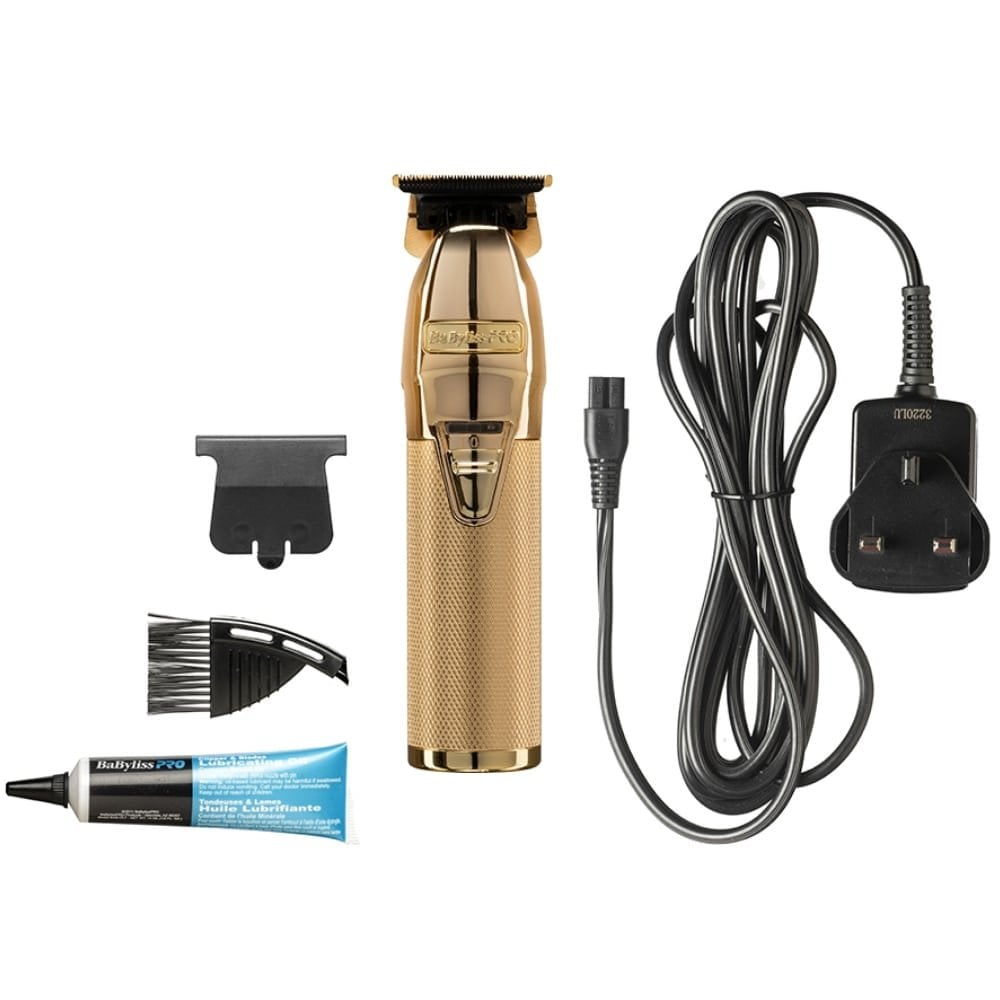Babyliss Pro Cordless Super Motor Skeleton Trimmer Gold