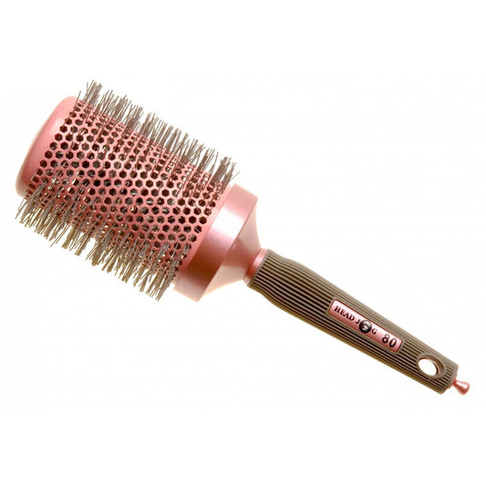 Head Jog Ionic Ceramic Radial Brush Pink 80 60mm